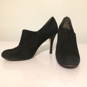 Cole Haan Black Suede Booties (Nike Air)